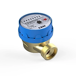 CEM KT13  DN 20 - TEK HÜZMELİ KURU SOĞUK SU SAYACI - M-BUS MÖDÜLLÜ