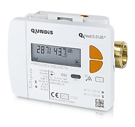 Qundis DN20 Kalorimetre Radio Frekans Modüllü ( RF ) ısı sayacı Q heat 5.5 R