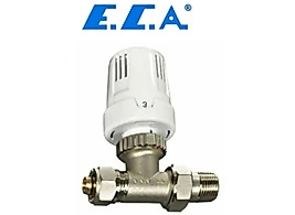 ECA Termostatik Düz Radyatör Vanası PEX-AL Ø16 X 2 602120549